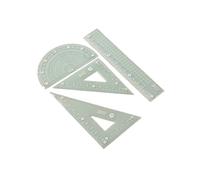 Règle de dessin mathématique professionnel outil de géométrie mathématique avec ensemble carré rapporteur droit pour étudiant multifonction mignon ensemble