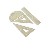 Règle de dessin mathématique professionnel outil de géométrie mathématique avec ensemble équerre rapporteur règle droite pour étudiants règles de salle de classe