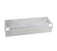 Règle de dessin multifonctionnelle à coins arrondis - Tube carré pliable - Angle droit - Outil de mesure d'architecte