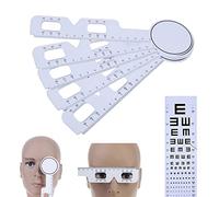 Règle de Distance Pupillaire, Mètre de Distance Pupillaire 5pcs Bords de Lissage pour Empêcher le Glissement Outil de Mesure Ophtalmique, Mesure Optique Vernier PD Règle Règle de Mesure de Distance Pu