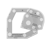 Règle de en forme de bol - Règle de en acrylique transparent pour la fabrication de patchworks en forme de bols, de tissus et de tissus, parfaite pour les projets de et de