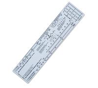 Règle de fréquence cardiaque pour interprétation Outil de mesure de fréquence cardiaque Outil de référence Règle d'électrocardiogramme Transparent