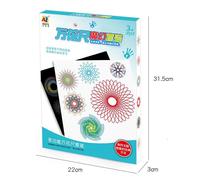 Règle De Gabarit De Dessin Spirographe Pour Enfants, Outils De Papeterie, Intelligence, Peinture Sur Papier À Gratter, Coloration, Engrenages En Spirale, Jouets Artistiques