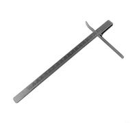 Règle de guidage de scie en métal de 260 mm, accessoire d'atelier de clôture, compatible avec support de base de scie circulaire électrique de 17,8 cm, règle de scie circulaire