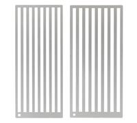 Règle de guide d'art de diamant, ensemble d'outils 'art diamant en acier inoxydable 2 pièces pour redresser les diamants carrés et ronds, règle en métal, outil 'artisanat