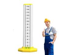 Règle de hauteur égale - Échelle de mesure graduée de maçonnique, outil de positionnement de niveau horizontal, jauge d'alignement de construction durable pour travaux de précision, pour la maçonnerie