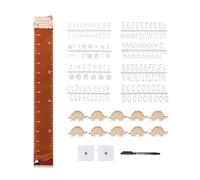 Règle de hauteur murale, diagramme de croissance pour la mesure des | Règle précise pour la hauteur des dessins animés,Règle colorée pour le graphique de croissance, joli graphique pour
