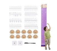 Règle de hauteur pour, courbe de croissance pour, Règle précise de hauteur de dessin animé, Toise mignonne, mesure de croissance amusante pour chambre d'enfant, chambre à coucher, salon.