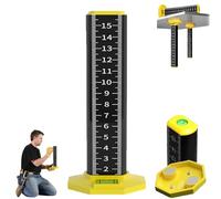 Règle de hauteur pour plafond et carrelage,Règle de mesure double face à double usage avec base magnétique,Règle de nivellement pour plafond,Règle de hauteur égale