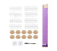 Règle de hauteur pour, planche de croissance pour - Graphique de croissance précise de dessin animé - Planche de hauteur peu encombrante, règle de table de croissance pour chambre inf