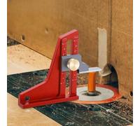 Règle de hauteur pour scie à table avec double échelle de 0 à 5,1 cm, construction en alliage d'aluminium et capacité de réglage coulissant précis (B)