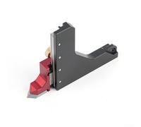 Règle de hauteur réglable pour scie à table, 0 à 60 mm, jauge de profondeur à double échelle pour le travail du bois, le bricolage et la fabrication de meubles - Alliage d'aluminium