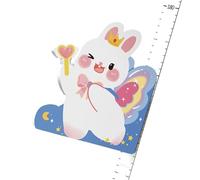 Règle de hauteur | Tableau mural pour avec pendentif lapin magnétique, jauge amovible de 65 à 183 cm pour garçons et filles