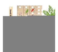 Règle de Jardin pour Plantation | Écart de Plantation en Bois - Règle d'espacement des - pour débutants, Professionnels, jardiniers, légumes, Fruits, Balcon, parterres de Fleurs, Serre