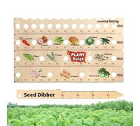 Règle de Jardin pour Plantation | Espacement des Légumes en Bois - gabarit d'espacement pour Jardin,pour jardiniers, producteurs, Agriculteurs, parterres, serres, projets Scolaires, balcons, légumes,