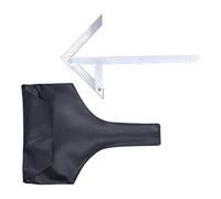 Règle de jauge centrale, détecteur d'angle central, outil de marquage d'angle en acier inoxydable avec échelle gravée, pour le traitement du matériel, centrage des cylindres,