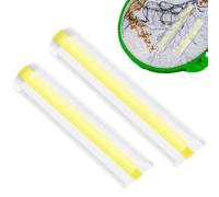 Règle de lecture en acrylique transparent | Règle de grossissement 2x transparente pour le traitement des données - pour l'école, la salle de classe, la construction, les documents de dessin, les