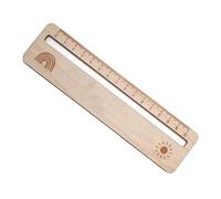 Règle de lecture en bois pour dessin en bois - Outil d'apprentissage pour enfants - Pour enfants, garçons, filles, étudiants, lecture claire