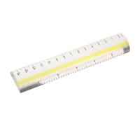 Règle de Lecture Transparente en Acrylique avec Ligne Guide Jaune | Outil Multifonction Portable pour Adultes, Lecture de Petites Écritures, Bureau et Documents