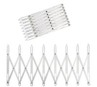 Règle de localisation de jauge de couture rétractable réglable bouton de boutonnière (lot de 3)