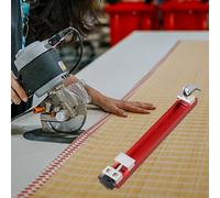 Règle de machine de découpe réglable pour alliage d'aluminium avec contrôle, 0 à 300 mm de largeur, 240/360 mm de longueur, compatible avec scie à table et marbre de 10,2 à 15,2 cm (240 mm)