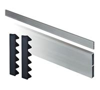 Règle de maçon - OUTIFRANCE - 2 embouts de règle 100 x 18 mm - Acier - Angle et niveau