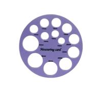 Règle de mamelon en silicone souple pour mesurer la taille de la bride pour allaiter pour déterminer la bride optimale et l'ajustement de l'outil de mesure en silicone