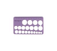 Règle de mamelon en silicone souple pour mesurer la taille de la bride pour allaiter pour déterminer l'ajustement optimal de la bride et du mamelon