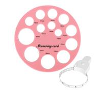 Règle De Mamelon Pour Le Dimensionnement Des Brides | Nipple Sizer 13 Trous Règle En Avec Une Règle Souple | Règle De Mamelon Circulaire Pour Le Dimensionnement De La Bride, Outil De Dimensio