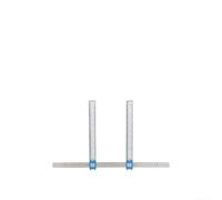 Règle de maquillage pour symétrie 51 cm Acier Plastique Guide de précision | Mélange de plastique et d'acier inoxydable, outil léger de 51 cm, assure une symétrie parfaite du visage, facile à tenir