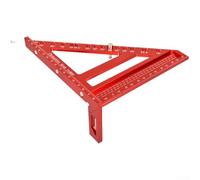 Règle de marquage 3D en alliage d'aluminium de 21,6 cm, équerre de charpentier multi-angle avec 45 guides de 90 degrés pour tâches de menuiserie