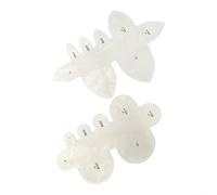 Règle de marquage de courroie en acier inoxydable pour des mesures précises de 1,27 à 5,1 cm de diamètre dans les applications d'ingénierie et de conception (forme de pêche)