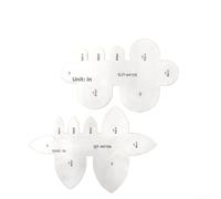 Règle de marquage de courroie en acier inoxydable pour des mesures précises de 1,27 à 5,1 cm de diamètre dans les applications d'ingénierie et de conception (en forme d'arc)