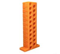 Règle de marquage de hauteur imprimée en 3D, alternative pour marquage de précision, échelle de 5 à 105 mm, jauge de profondeur réglable en bois (orange)
