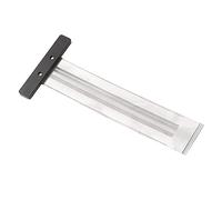 Règle de marquage de la règle d'échelle en acier inoxydable de haute précision pour le travail du bois Règle à angle de trous de type T 400 mm
