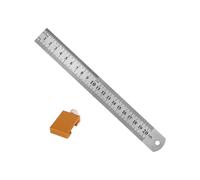 Règle de marquage dorée de 50 cm en alliage d'aluminium avec bloc de positionnement pour professionnels du bois Jauges de marquage d'or pour la menuiserie