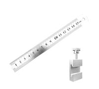 Règle de marquage du bois avec plusieurs échelles et trou de suspension