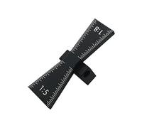 Règle de Marquage en Bois de Queue d'Aronde Wafenso Jauge de Queue d'Aronde d'Alliage d'Aluminium- 1: 5 1: 8(10*10*5cm)-Noir