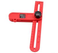 Règle de marquage multi-angles de menuiserie à 30, 45, 60 degrés, outil multifonction en plastique pour le travail du bois, carrelage, cloison sèche, échelle facile à lire, bord droit, compact et