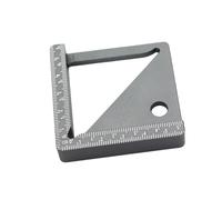 Règle de marquage multi-angles légère pour projets et travaux de menuiserie en aluminium - Règle de mesure ergonomique