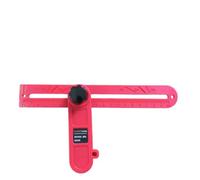 Règle de marquage polyvalente de menuiserie - Angle réglable de 30 ° 45 ° 60 ° pour le travail du bois, les plaques de plâtre et les projets de bricolage, outil de disposition en plastique léger