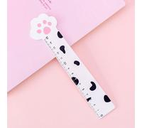 Règle De Marque-Pages Patte De Chat Mignon, 15cm, Outils De Mesure De Peinture, Papeterie Kawaii Pour Enfants, Cadeaux D'éloges, Fournitures Scolaires Pour Élèves, 1 Pièce