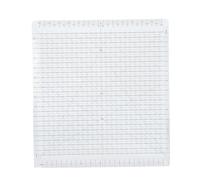 Règle de matelassage de 12 pouces, règles en acrylique transparent avec lignes de grille faciles à lire, modèles de matelassage, guide de tissu, fournitures de couture pour une