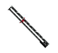 Règle de matelassage en alliage d'aluminium de 15,2 cm, outil de mesure coulissant pour couture, matelassage, ourlet, patchwork