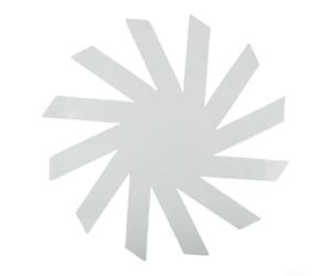 Règle de matelassage pour paniers de rangement en spirale tissés, outil de couture en PET pour soutenir la formation de la structure du panier (38,1 cm)