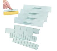 Règle de mesure à échelle - Guide de pâte à pâtisserie, bande de pâtisserie réglable et précise | Ensemble de barres de nivellement transparentes multifonctions pour biscuits, gâteaux, fondants,