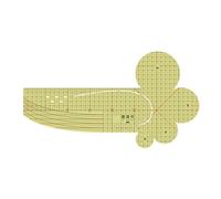 Règle De Mesure Anti-Repassage, 1 Pièce, Règle De Coupe Pour Patchwork, Bricolage Tailleur Couture Vêtements Outils Accessoires