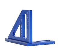 Règle de mesure d'angle 45 Règle d'angle droit à 90 degrés Règle d'angle d'onglet 3D Règle carrée pour le travail du bois Outil de mesure de menuiserie pour pièces tridimensionnelles