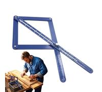 Règle de mesure d'angle mental - Finder d'angle d'angle, outil de mesure d'angle de précision avec échelles | Mesure à 10 degrés 170 degrés, scie à onglets pour menuisiers, travail du bois