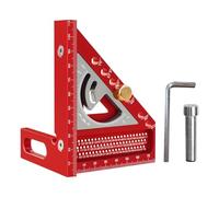 Règle de mesure d'angle multiple - Règle de dessin pour le travail du bois, accessoires de haute précision en d'aluminium pour la fabrication de métal, les projets artistiques, la fabrication